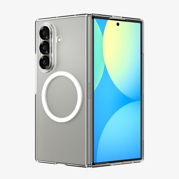 Spigen Samsung Galaxy Z Fold 7 Kuori Air Skin MagFit Kirkas Valkoinen