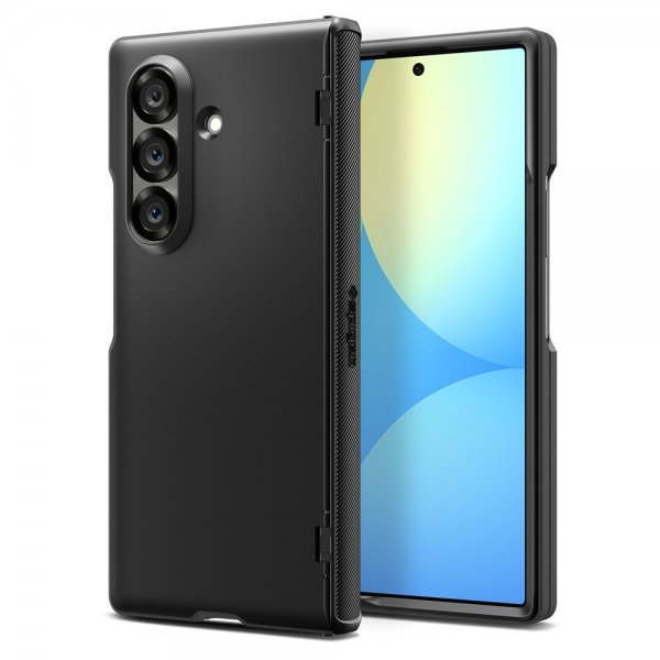 Spigen Samsung Galaxy Z Fold 7 Kuori Slim Armor Pro MagFit Musta