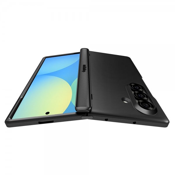 Spigen Samsung Galaxy Z Fold 7 Kuori Slim Armor Pro MagFit Musta
