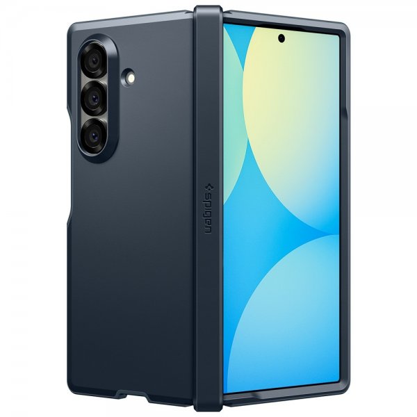 Spigen Samsung Galaxy Z Fold 7 Kuori Tough Armor Pro MagFit Metal Slate