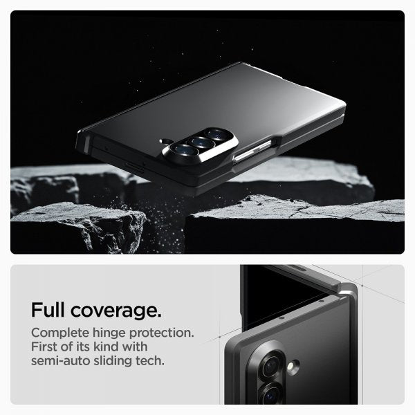 Spigen Samsung Galaxy Z Fold 7 -suojakuori Tough Armor Pro MagFit, musta