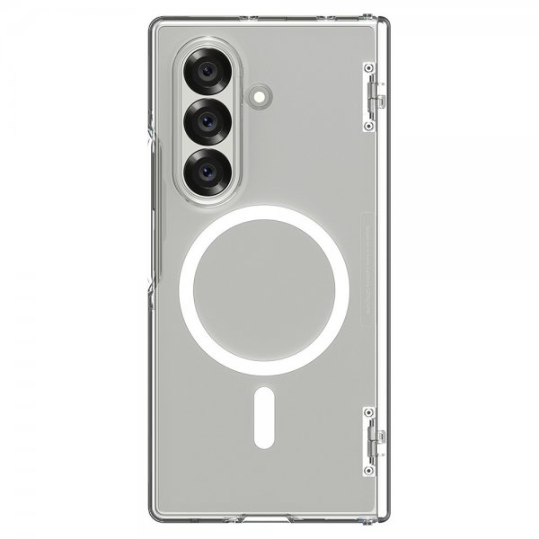 Spigen Samsung Galaxy Z Fold 7 -suojakuori Ultra Hybrid Pro MagFit Clear White