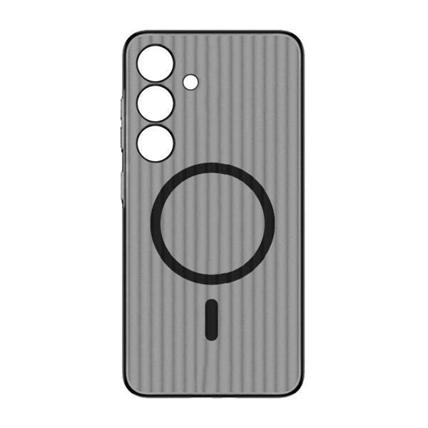 Samsung Galaxy S24 Kuori Poimutettu MagSafe Musta