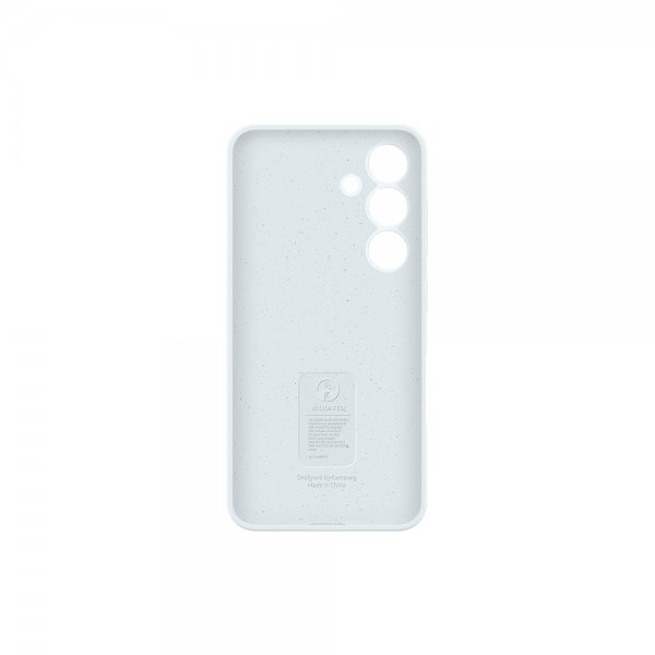 Samsung alkuperäinen Galaxy S24 Plus -silikonikuori, valkoinen