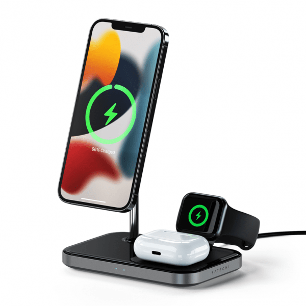 Satechi 3-in-1 magneettinen MagSafe-langaton latausteline