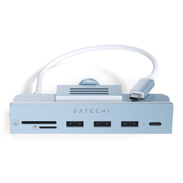 Satechi USB-C Clamp Hub, sininen