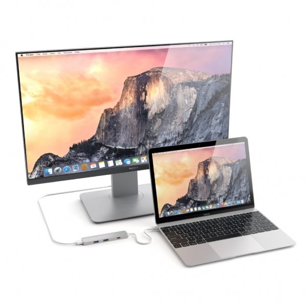 Satechi Slim USB-C MultiPort -adapteri 4K Kulta