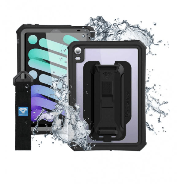 Armor-X iPad mini (6. sukupolvi)/iPad mini (A17 Pro) -suojakotelo MXS Waterproof Case Pencil Support