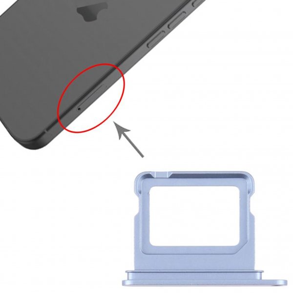 SIM-korttipidike iPhone 17 -puhelimelle - sininen