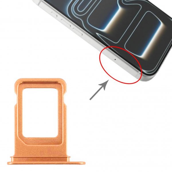 SIM-korttipidike iPhone 17 Pro -puhelimeen – Cosmic Orange