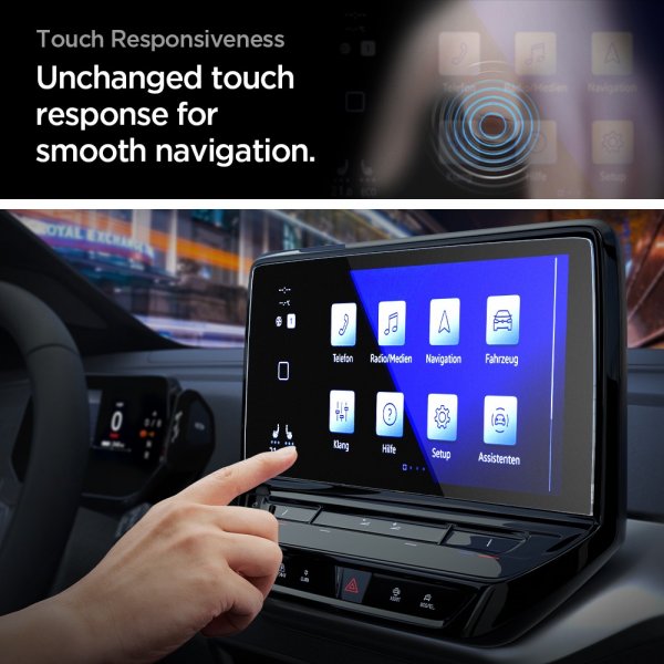 Spigen-näytönsuoja GLAS.tR EZ FIT häikäisemätön Volkswagen ID.4 10"