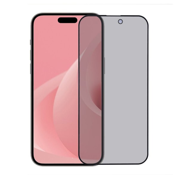 iPhone 16 Pro/iPhone 17 Näytönsuoja Karkaistu Lasi Privacy
