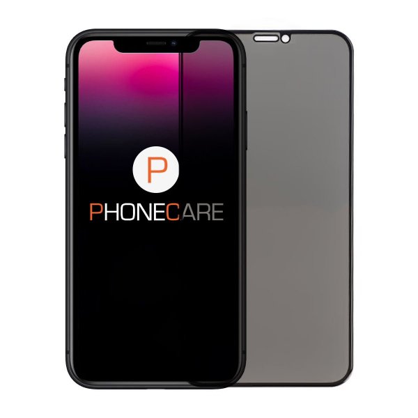 iPhone 11/iPhone Xr -näytönsuoja karkaistua lasia 3D Privacy