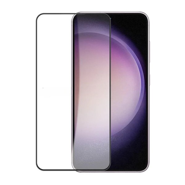 Samsung Galaxy S24 Näytönsuoja 2.5D Karkaistu Lasi Musta