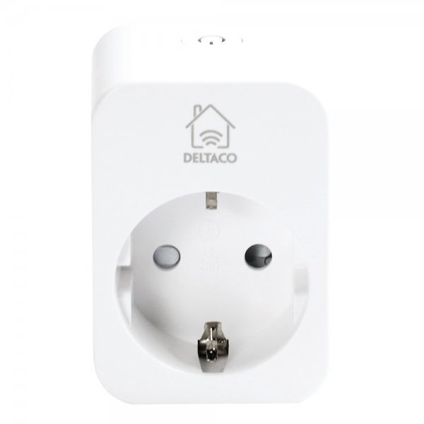 Deltaco Smart Home Älypistorasia WiFi 2,4 GHz, 2 kpl