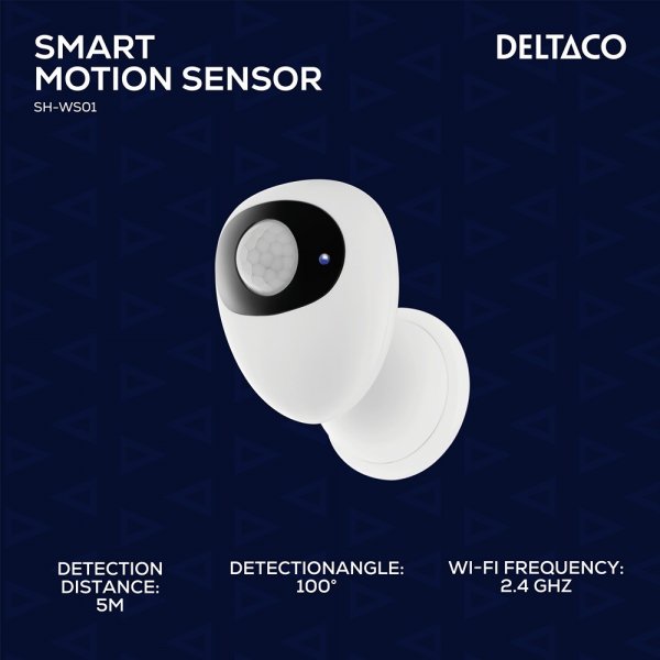 Deltaco Smart Home Älykäs liiketunnistin WiFi