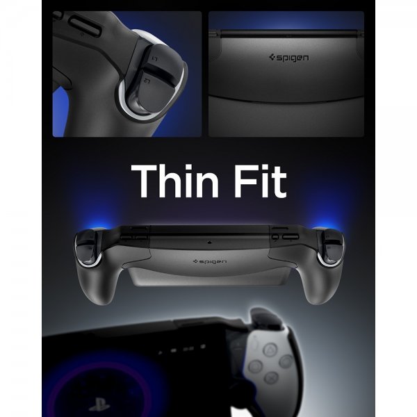 Spigen Sony PlayStation Portal -suojakuori Thin Fit, musta