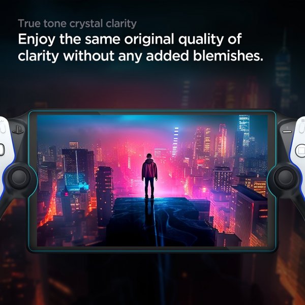 Spigen Sony PlayStation Portal -näytönsuoja GLAS.tR EZ Fit