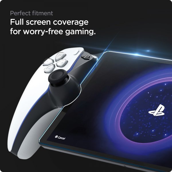Spigen Sony PlayStation Portal -näytönsuoja GLAS.tR EZ Fit