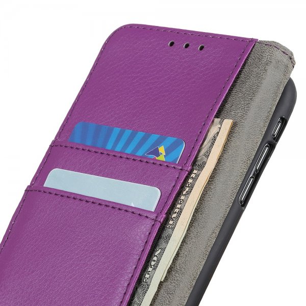 Sony Xperia 1 III Litsikuvioinen Kuori Violetti