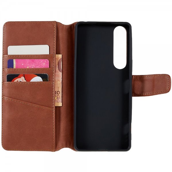 Nordic Covers Sony Xperia 1 IV -kotelo, Essential Leather, Maple Brown