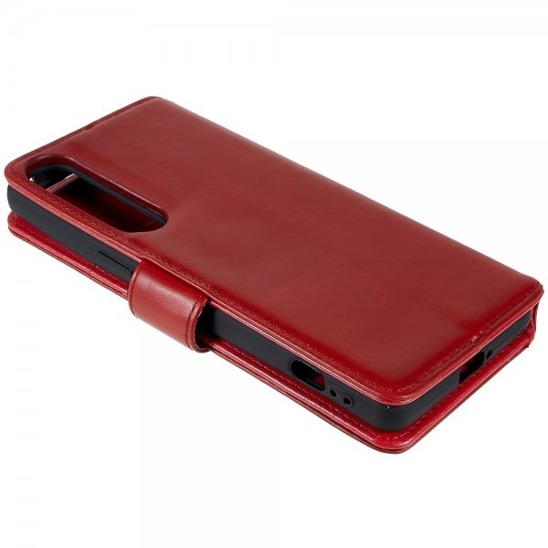 Nordic Covers Sony Xperia 1 IV -suojakotelo Essential Leather Poppy Red
