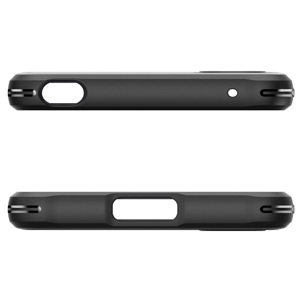 Spigen Sony Xperia 1 V Suojakuori Rugged Armor Mattamusta