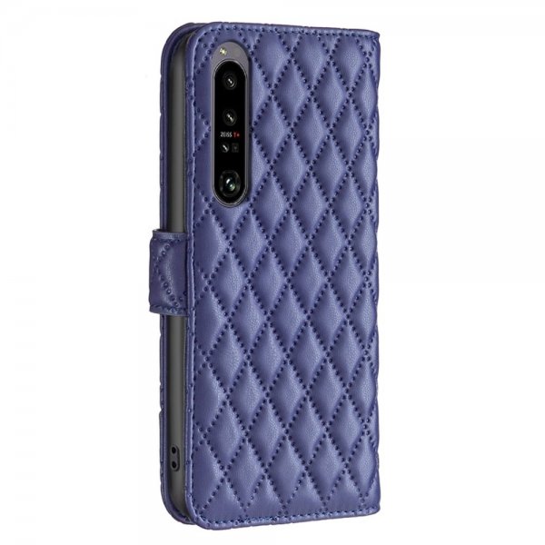 Sony Xperia 1 VI-suojakuori vinokuviolla, sininen