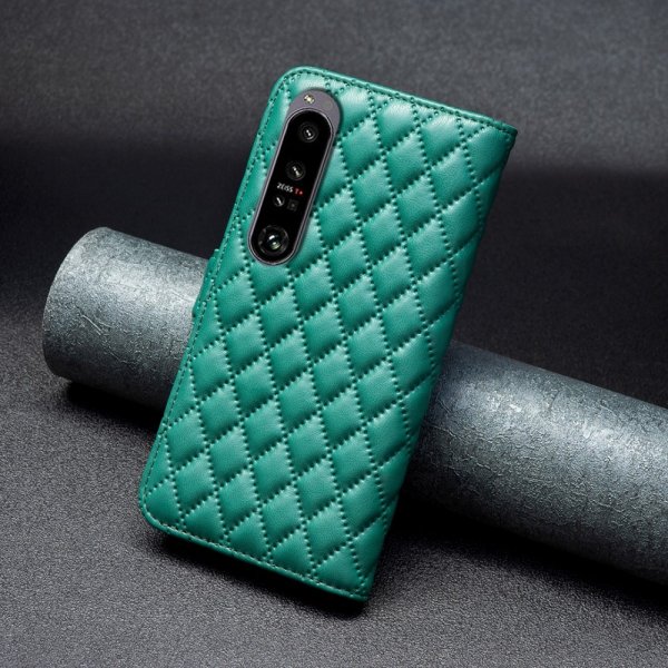 Sony Xperia 1 VI Kotelo Vinokuviollinen Vihreä