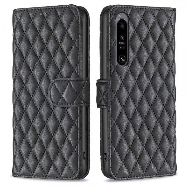 Sony Xperia 1 VI Kotelo Vinokuviollinen Musta