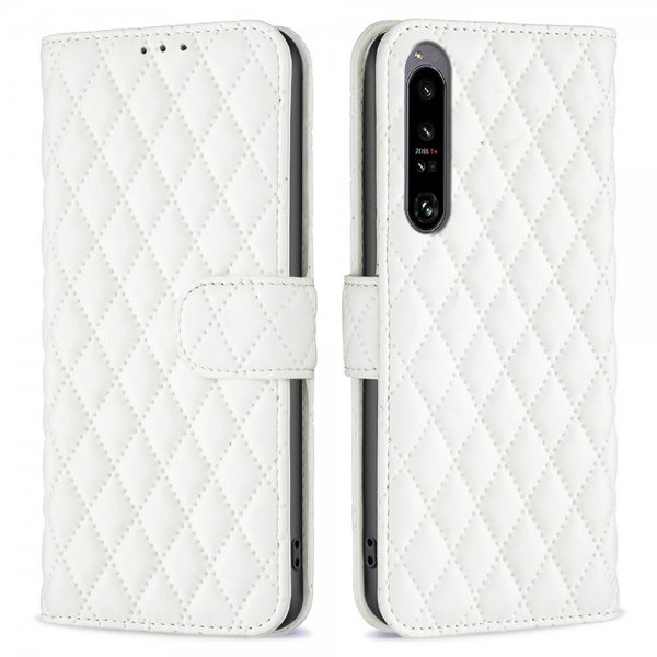 Sony Xperia 1 VI Kotelo Vinokuviollinen Valkoinen