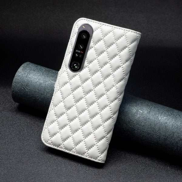Sony Xperia 1 VI Kotelo Vinokuviollinen Valkoinen