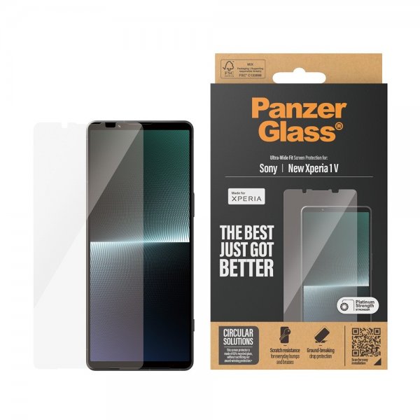 PanzerGlass Sony Xperia 1 VI -näytönsuoja Ultra-Wide Fit