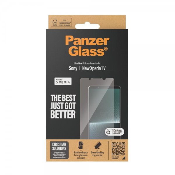 PanzerGlass Sony Xperia 1 VI -näytönsuoja Ultra-Wide Fit