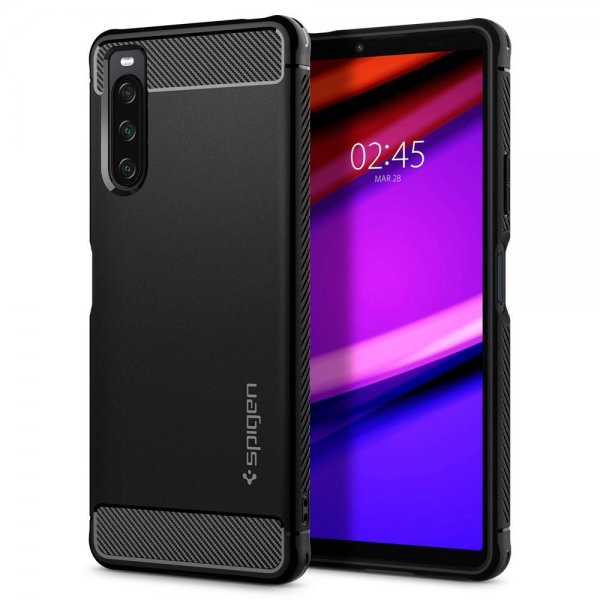 Spigen Sony Xperia 10 IV Kuori Rugged Armor Mattamusta