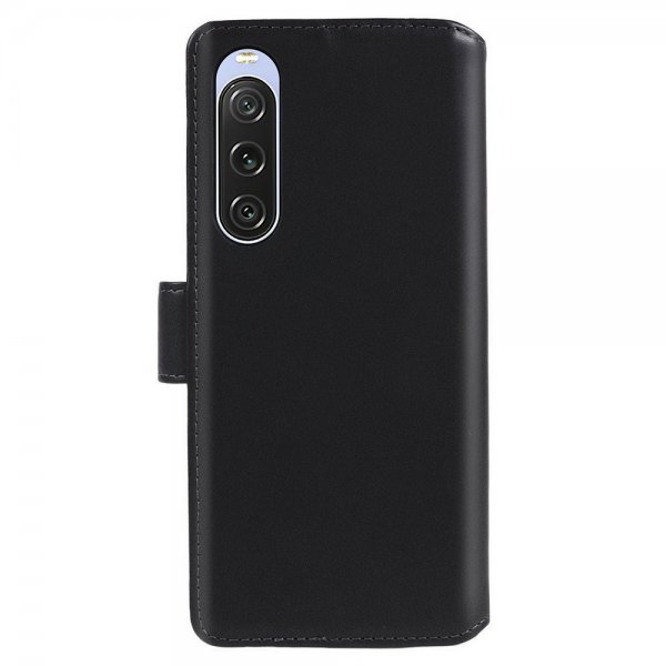 Nordic Covers Sony Xperia 10 V -kotelo, Essential Leather, Raven Black
