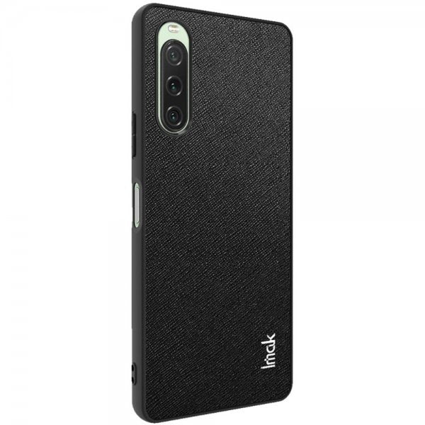 Imak Sony Xperia 10 V -kuori LX-5 Series ristikkäiskuvioitu, musta