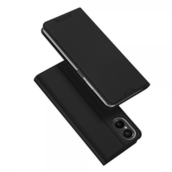 Dux Ducis Sony Xperia 10 VI Fodral Skin Pro Series Musta