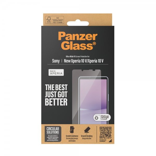 PanzerGlass Sony Xperia 10 VI Näytönsuoja Ultra-Wide Fit