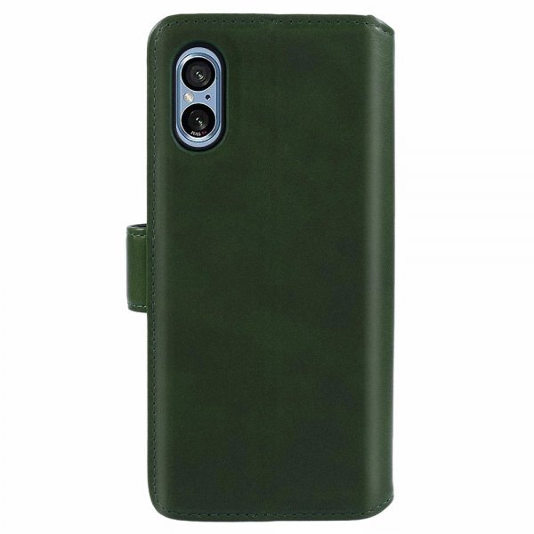 Nordic Covers Sony Xperia 5 V Kotelo Essential Leather Juniper Green