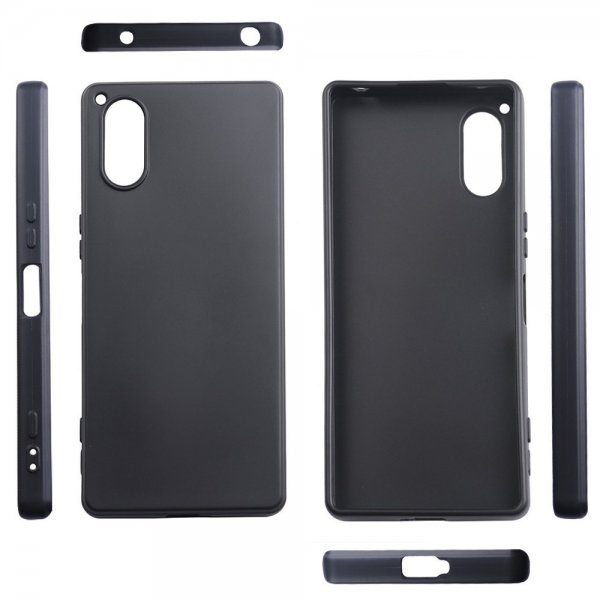 Nordic Covers Sony Xperia 5 V -suojakuori, Feather Series, Raven Black