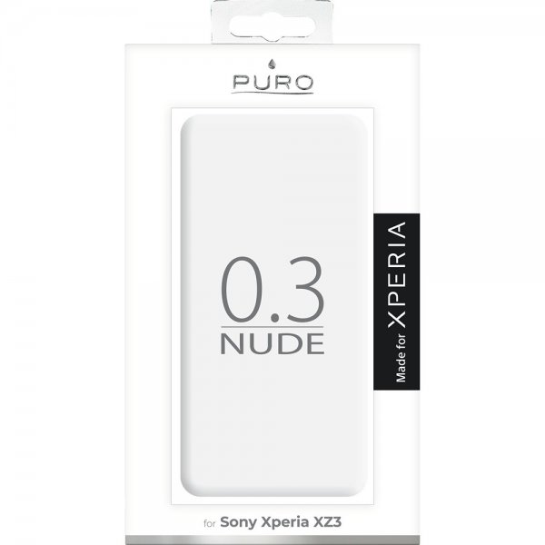 Puro Sony Xperia XZ3 Kuori Nude Transparent