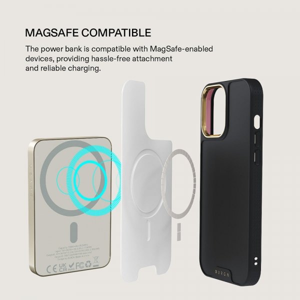 Burga Powerbank MagSafe 5000 mAh Sorry Busy Kulta