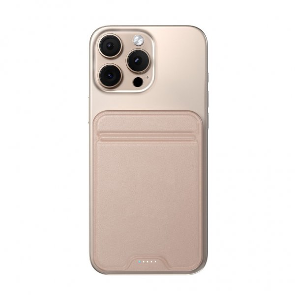 Satechi OntheGo Qi2 10K MagSafe-varavirtalähde jalustalla, Desert Rose
