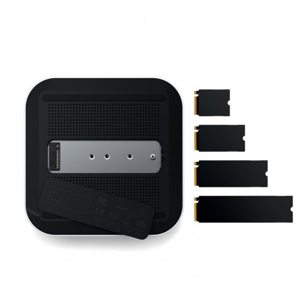 Satechi Thunderbolt 5 CubeDock SSD-kotelolla