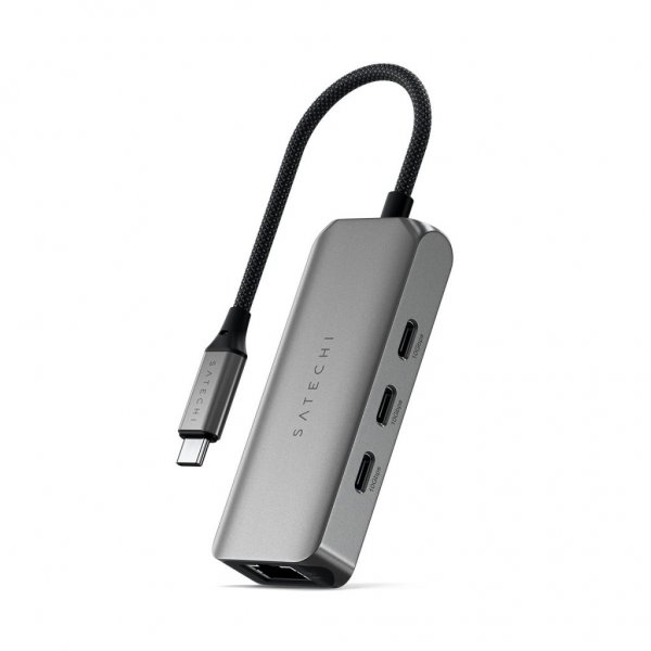 Satechi 4-in-1 USB-C-keskitin 2.5 Gigabit Ethernetillä