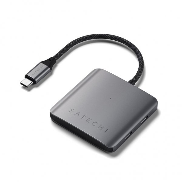 Satechi 4-porttinen USB-C-hubi virransyötöllä