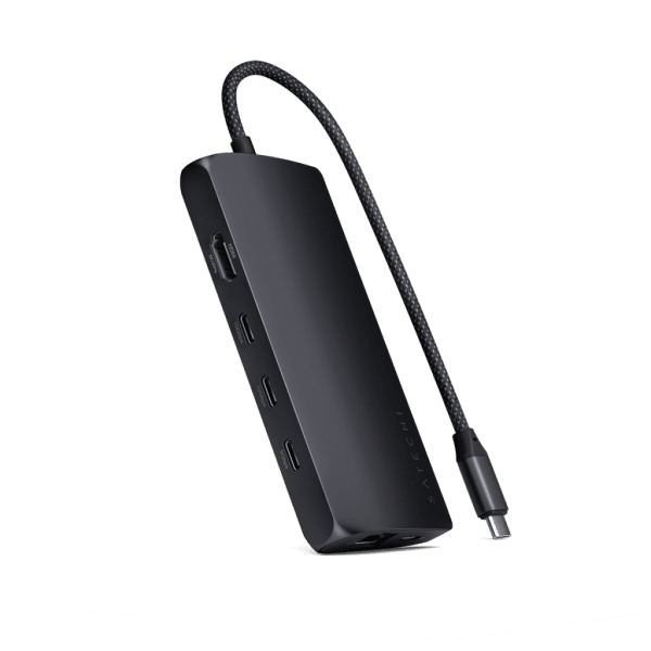Satechi USB-C Multiport-adapteri 8K Ethernet V3 Midnight