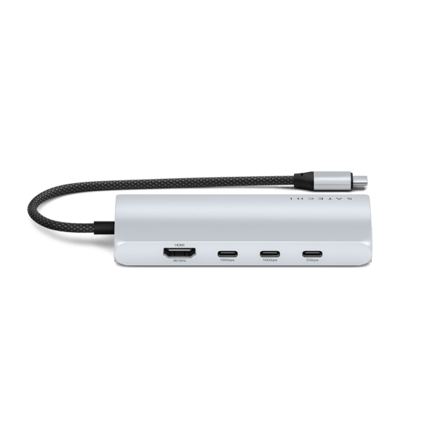 Satechi USB-C Multiport-adapteri 8K Ethernet V3, hopea