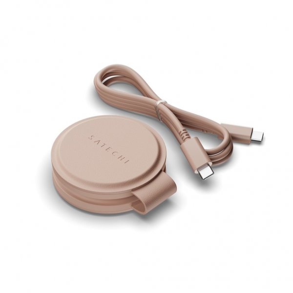 Satechi OntheGo 2-in-1 langaton laturi Desert Rose